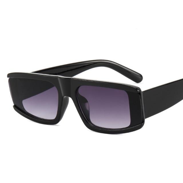 Vintage Rectangle Sunglasses for Women – Colorful Retro