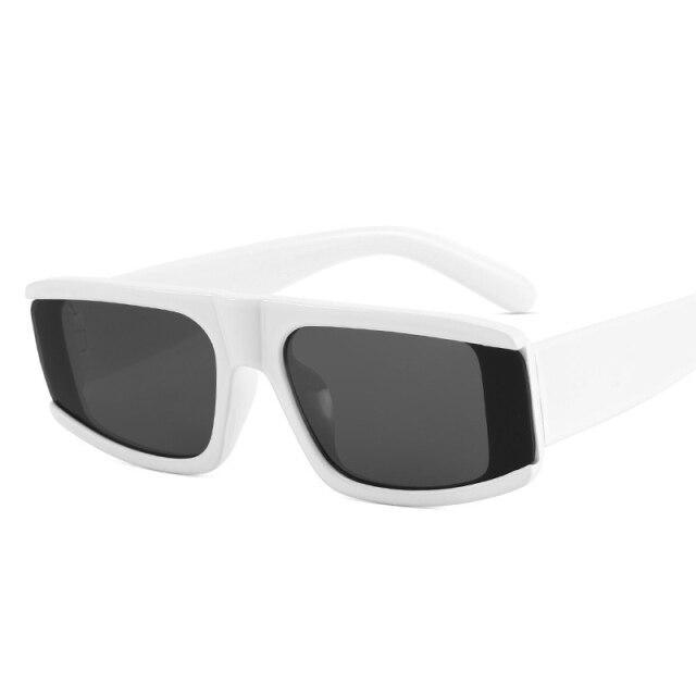 Vintage Rectangle Sunglasses for Women – Colorful Retro