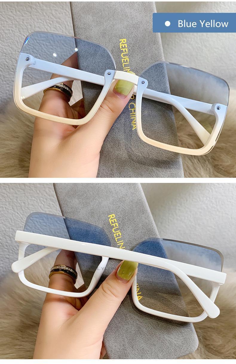 Oversized Square Sunglasses for Women – UV400 Fashion