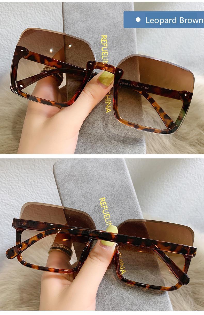 Oversized Square Sunglasses for Women – UV400 Fashion