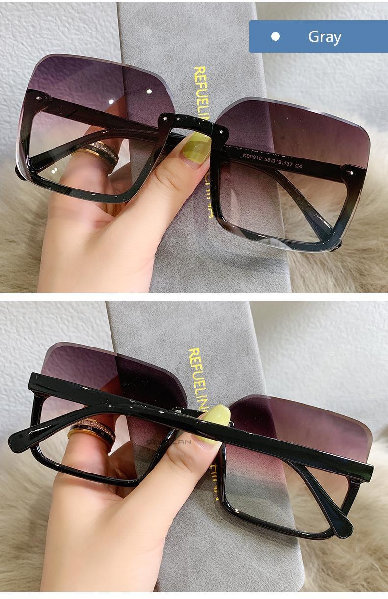 Oversized Square Sunglasses for Women – UV400 Fashion