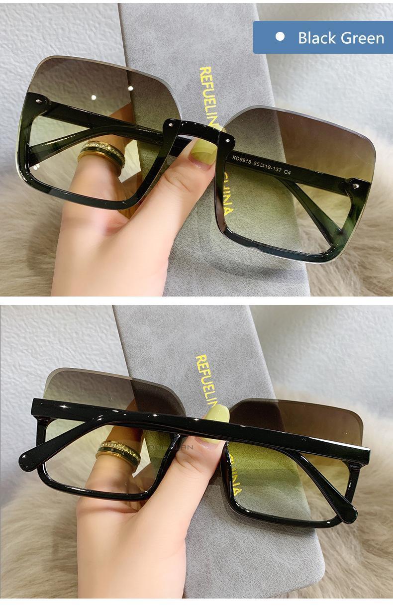 Oversized Square Sunglasses for Women – UV400 Fashion