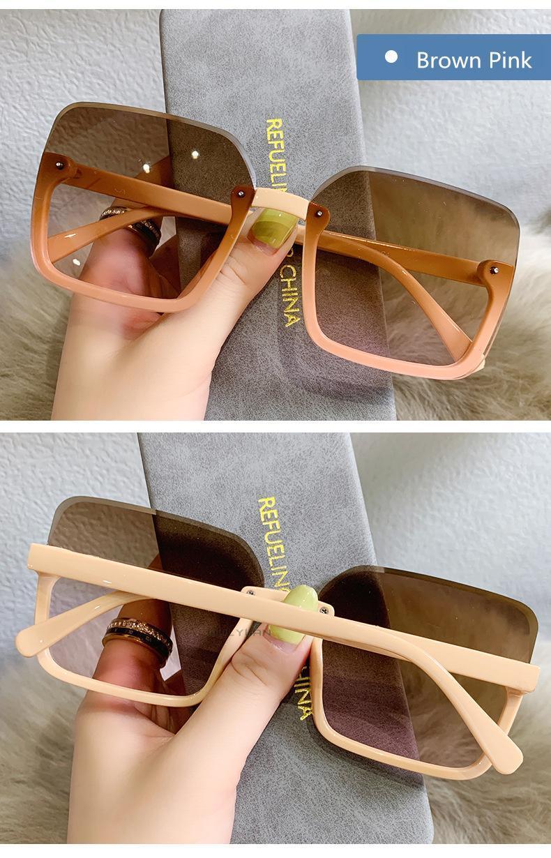 Oversized Square Sunglasses for Women – UV400 Fashion