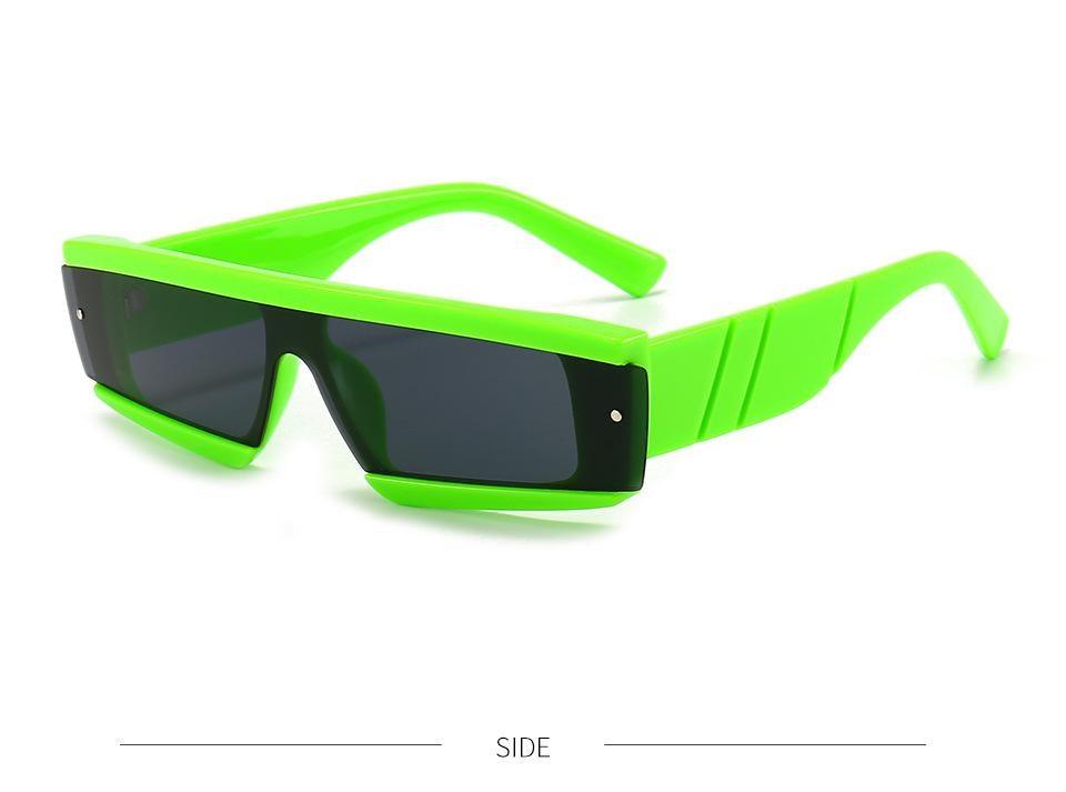 90s Chunky Rectangle Sunglasses – Square Frame Unisex Shades