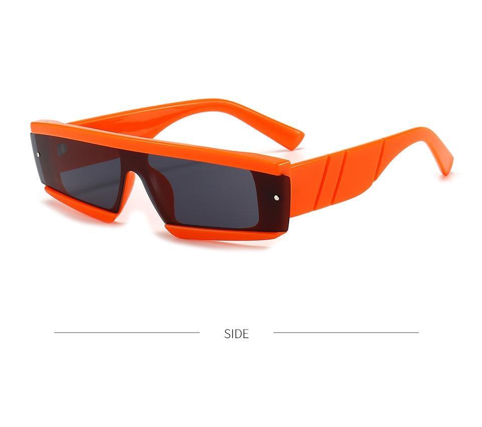 90s Chunky Rectangle Sunglasses – Square Frame Unisex Shades