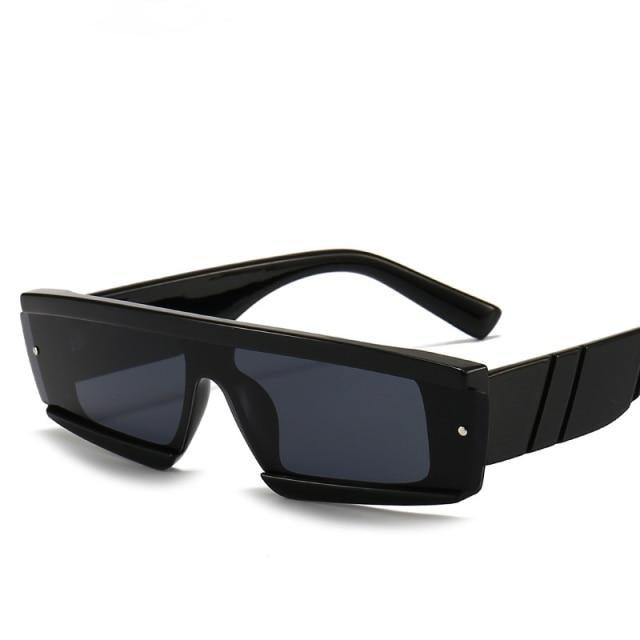 90s Chunky Rectangle Sunglasses – Square Frame Unisex Shades