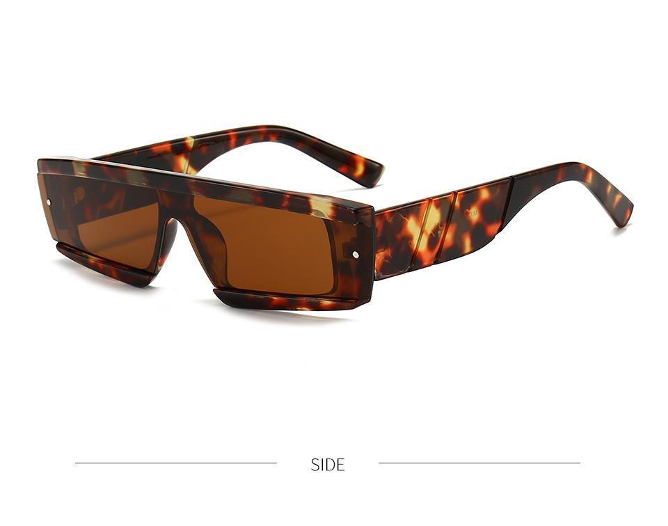 90s Chunky Rectangle Sunglasses – Square Frame Unisex Shades