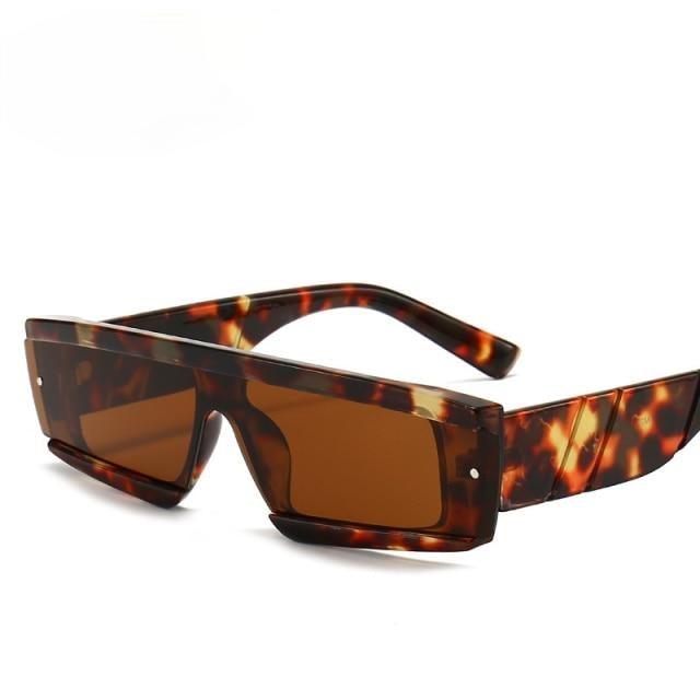 90s Chunky Rectangle Sunglasses – Square Frame Unisex Shades