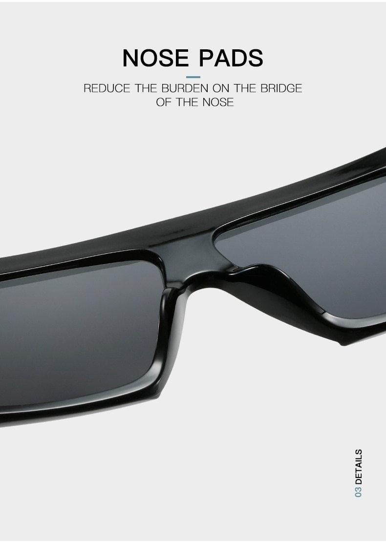 Flat Top Oversized Square Sunglasses – Vintage Women
