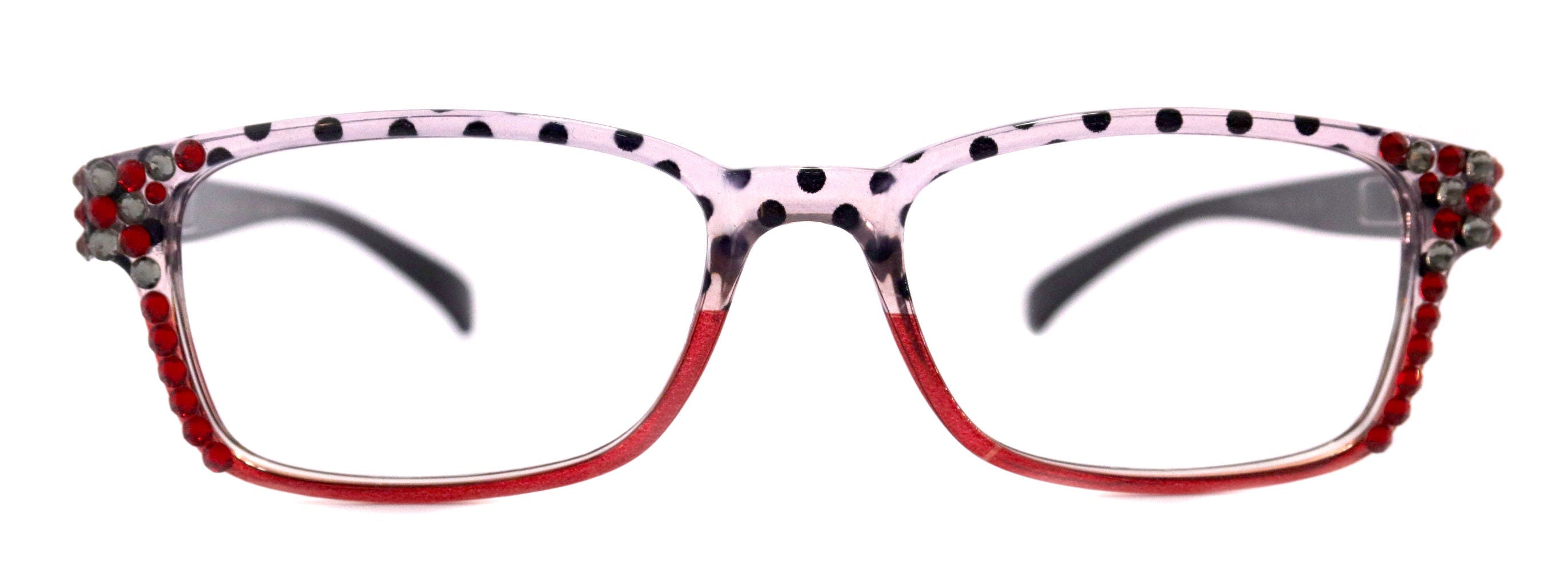 Julia, Reading Glasses Women W Genuine European Crystals Square  NY Fifth Avenue