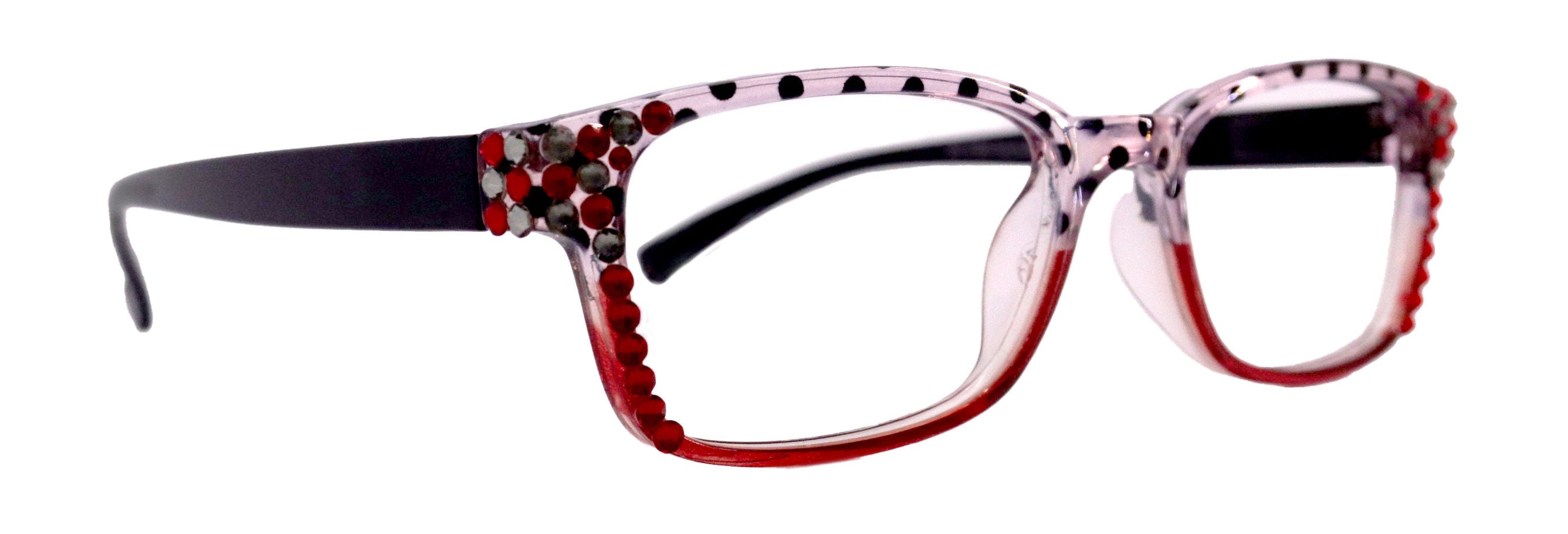 Julia, Reading Glasses Women W Genuine European Crystals Square  NY Fifth Avenue