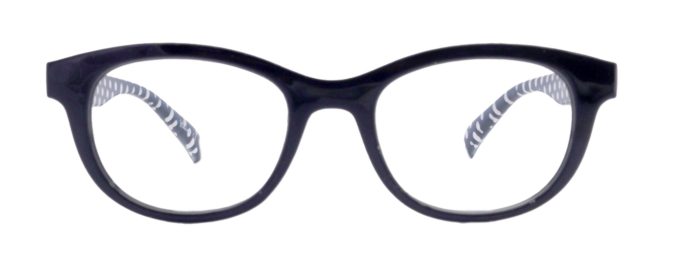 Premium Reading Glasses, High End Readers, Magnifying Eyeglasses, (BLACK Translucent) (Round)  NY Fifth Avenue
