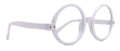 Zelda, (Reading Glasses) (Premium) Big True Round vintage (LWhite) X Large Eye, Oversize,  NY Fifth Avenue