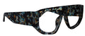 Goliath High End Bifocal or Non-Bifocal Blue W Brown  Reading Glasses Square, Inspired by NY Fifth Avenue