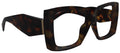 Penelope Tortoiseshell   Large Oversized Reading Glasses, Women Readers, High-End Reading Magnifying eyeglasses,  Big Square Optical Frames