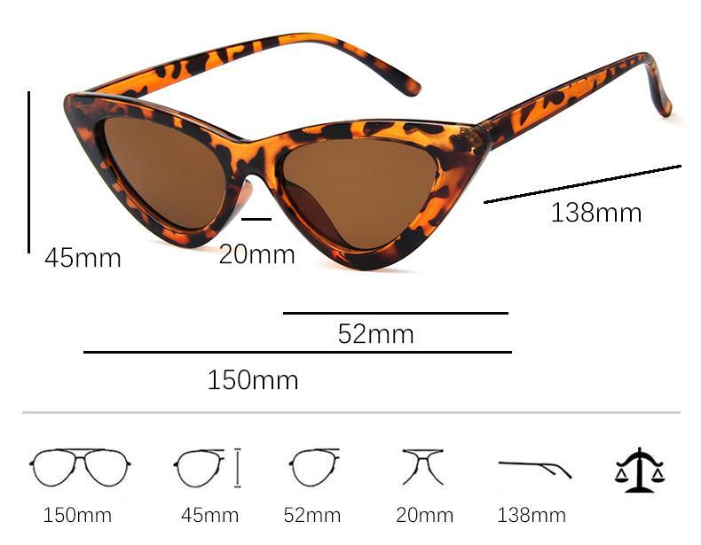 Cat Eye Vintage Sunglasses for Women – UV400