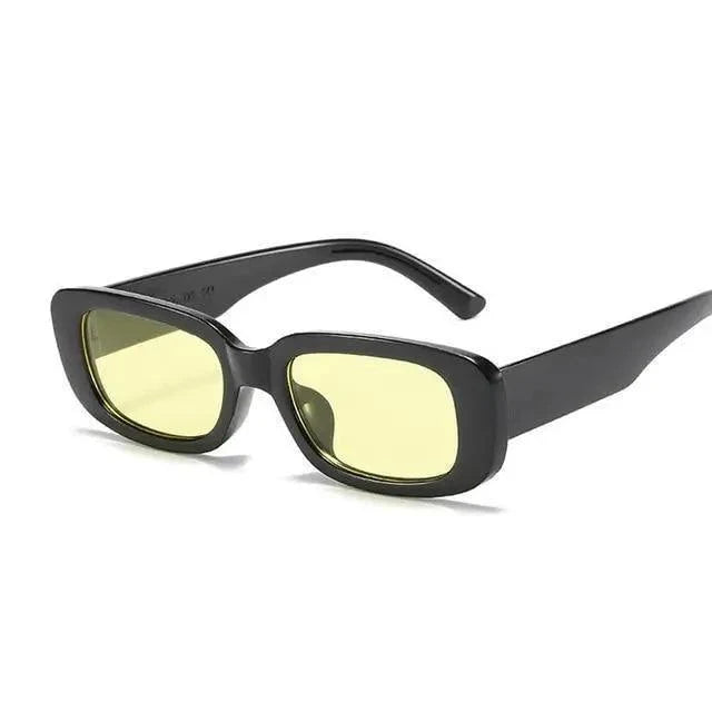 Retro Small Rectangle Sunglasses for Women