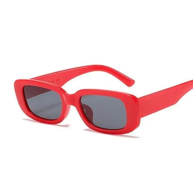 Retro Small Rectangle Sunglasses for Women