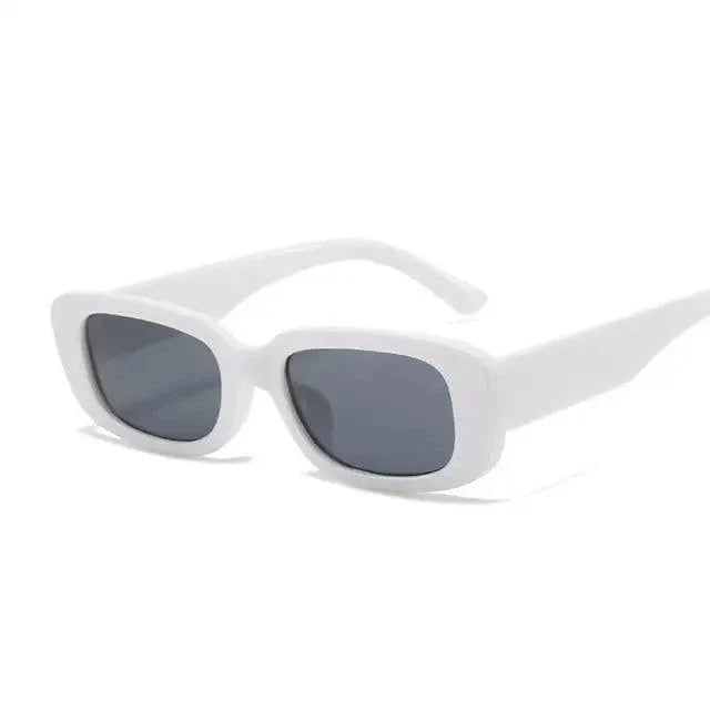 Retro Small Rectangle Sunglasses for Women