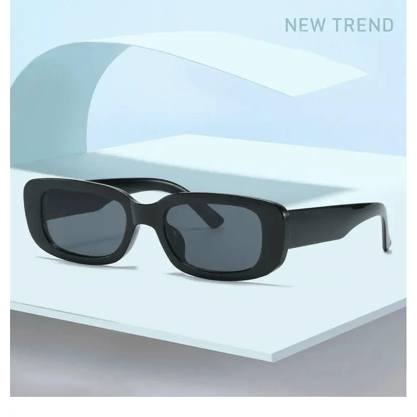 Retro Small Rectangle Sunglasses for Women