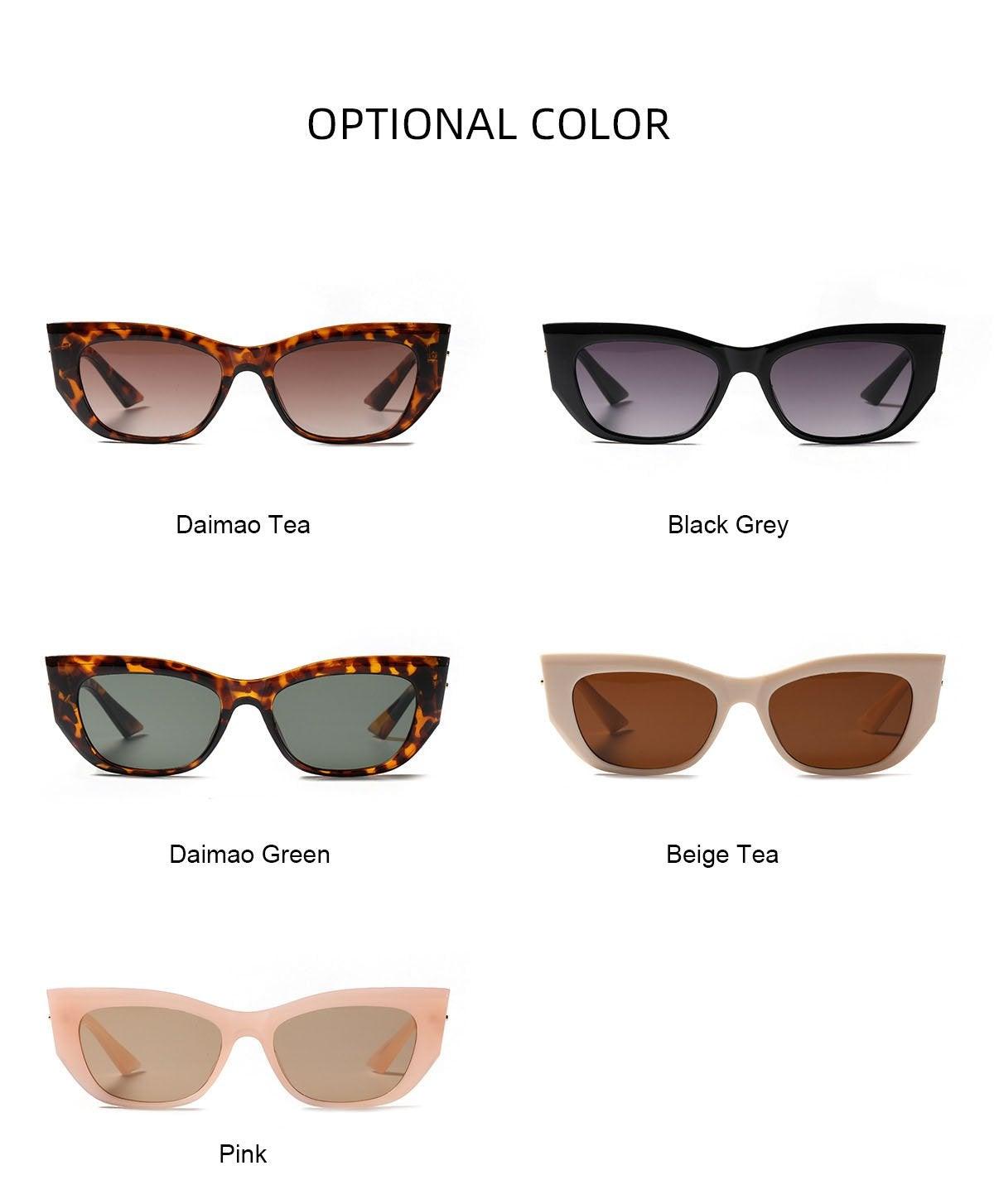 Luxury Cat Eye Sunglasses for Women – Pink UV400