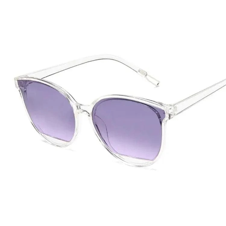 Modern Metal Mirror Sunglasses for Women – Vintage Style