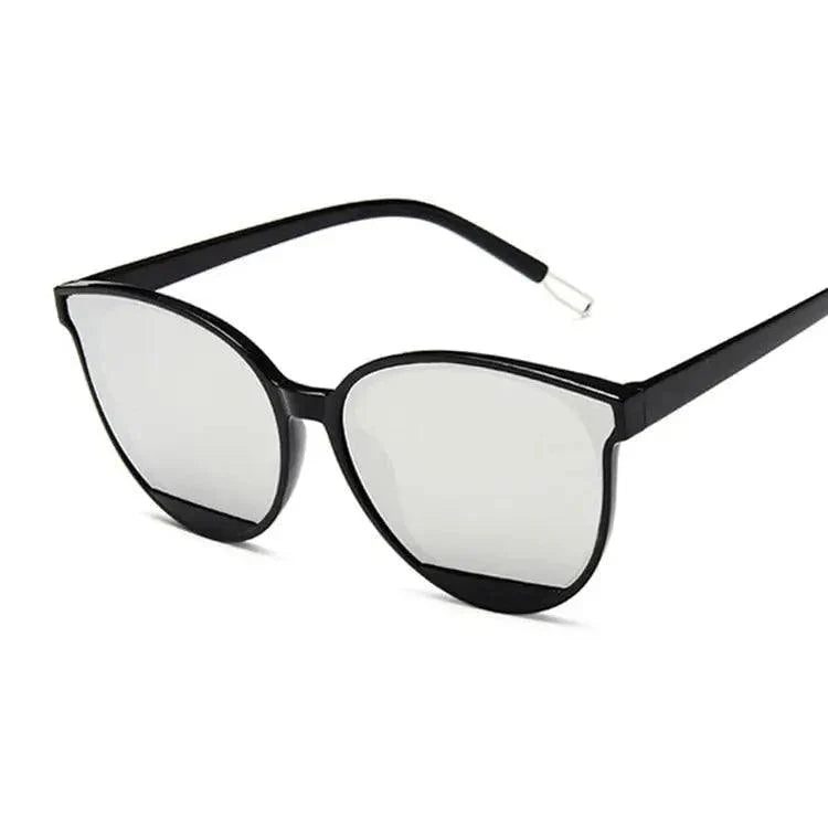 Modern Metal Mirror Sunglasses for Women – Vintage Style