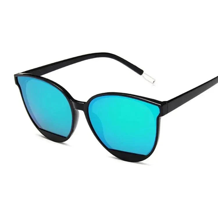 Modern Metal Mirror Sunglasses for Women – Vintage Style