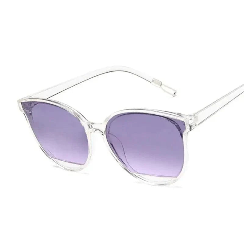 Modern Metal Mirror Sunglasses for Women – Vintage Style
