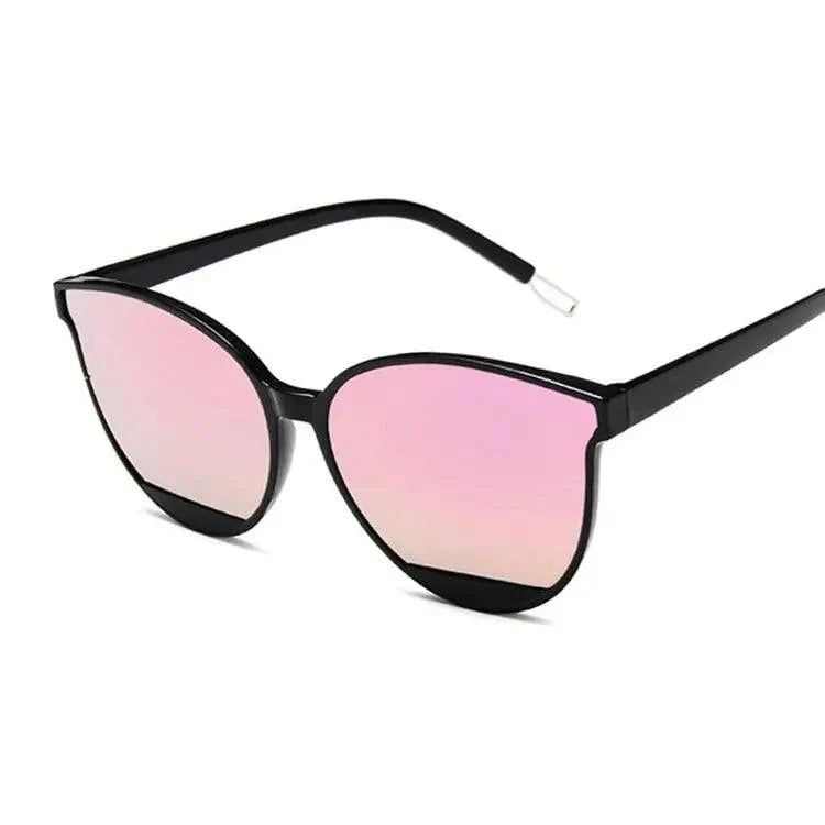 Modern Metal Mirror Sunglasses for Women – Vintage Style