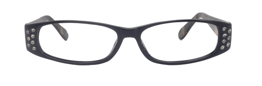 Premium Reading Glasses High End Reading Glass,  Small Frame Black  +1.25 to +3.00 magnifying glasses, Cat Eye. optical Frames