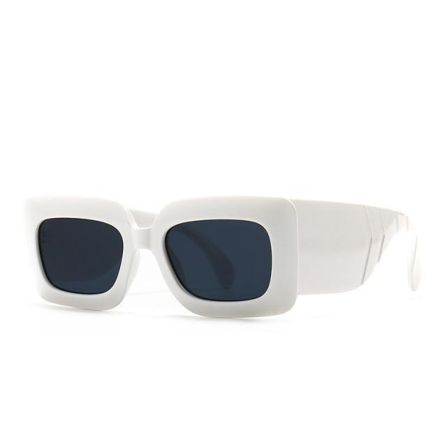 Oversized Square Sunglasses – Snake Pattern Frame Unisex