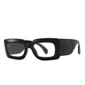 Oversized Square Sunglasses – Snake Pattern Frame Unisex