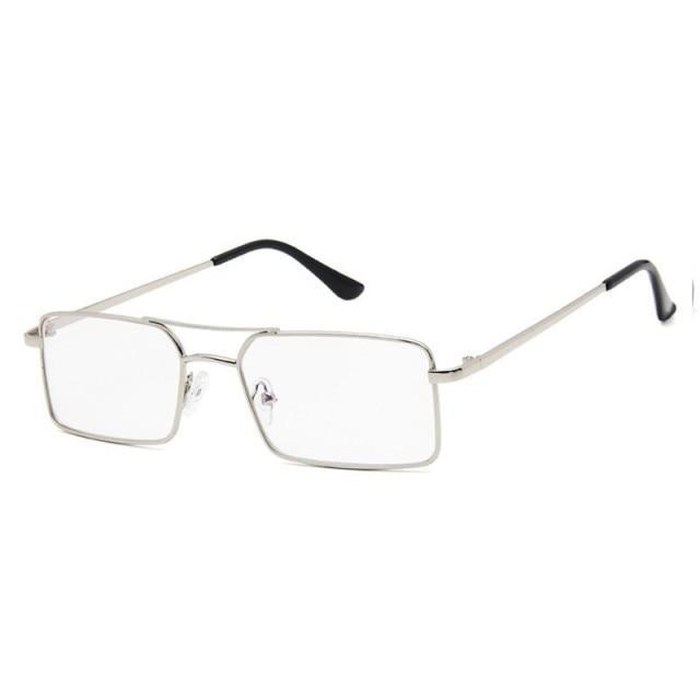 Retro Summer Rectangle Sunglasses – Lightweight Metal Frame Women's