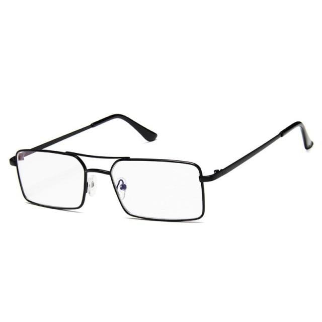 Retro Summer Rectangle Sunglasses – Lightweight Metal Frame Women's