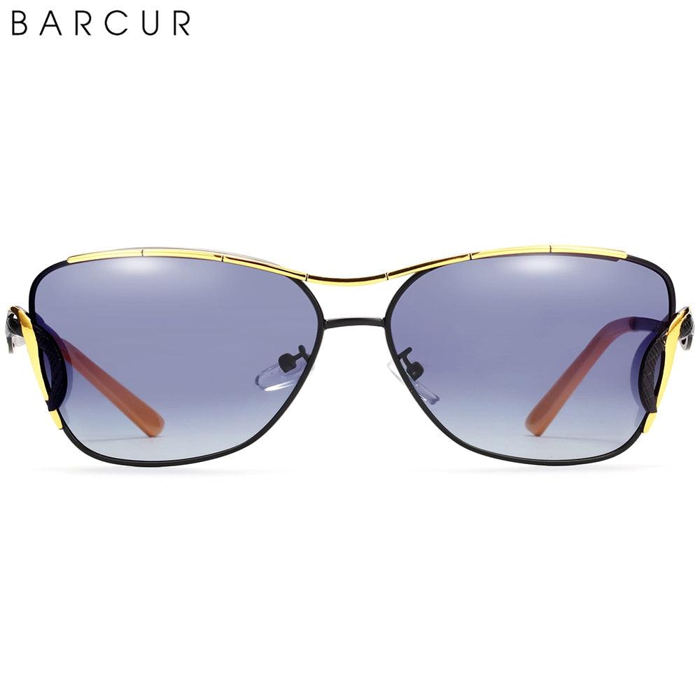 BARCUR Oversized Square Polarized Sunglasses Women