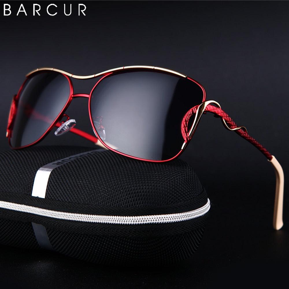 BARCUR Oversized Square Polarized Sunglasses Women