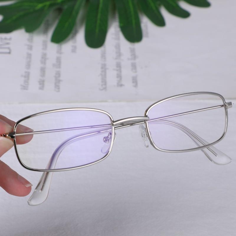 Slender Square Sunglasses – Retro Metal Frame Vintage Unisex