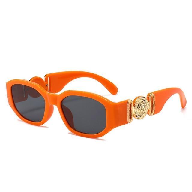 Small Rectangle Sunglasses – Retro Vintage Travel Shades Unisex