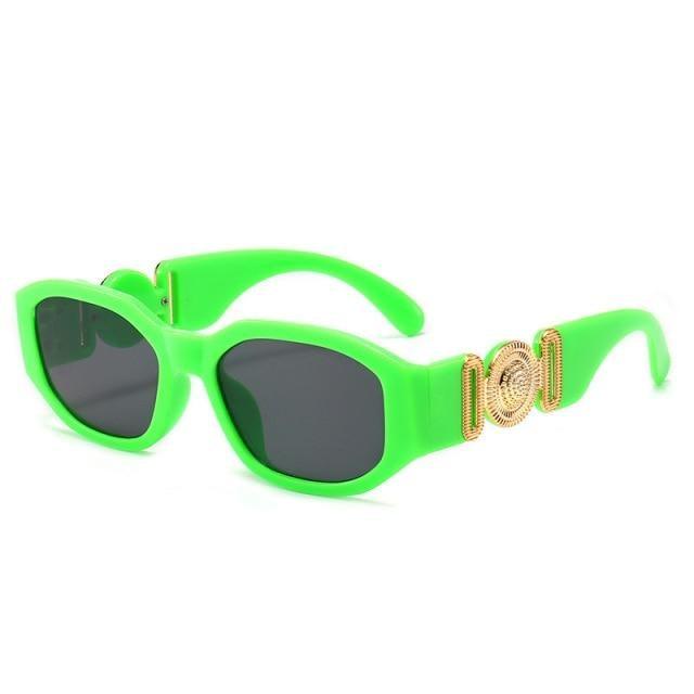 Small Rectangle Sunglasses – Retro Vintage Travel Shades Unisex