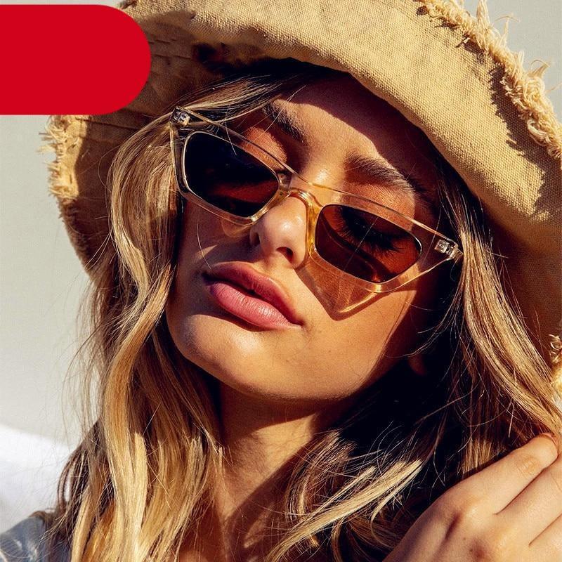 Retro Cat Eye Sunglasses for Women – UV400 Lightweight