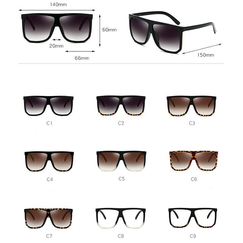 Oversized Square Sunglasses for Women – Vintage Shades