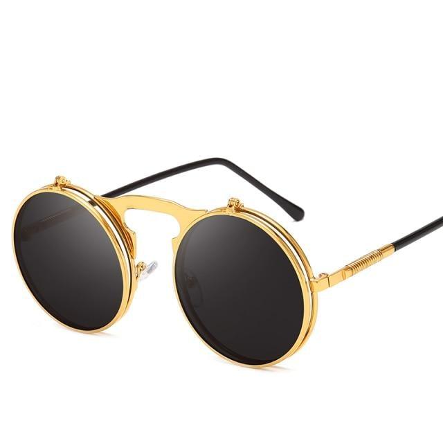 Flip Double Lens Sunglasses for Men & Women – Alloy Frame