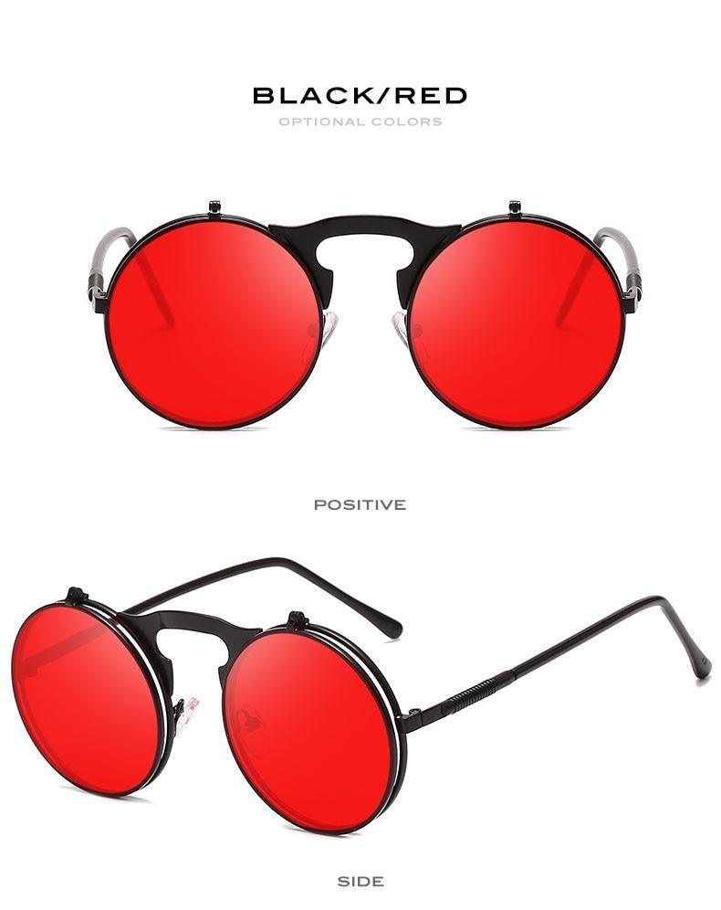 Flip Double Lens Sunglasses for Men & Women – Alloy Frame