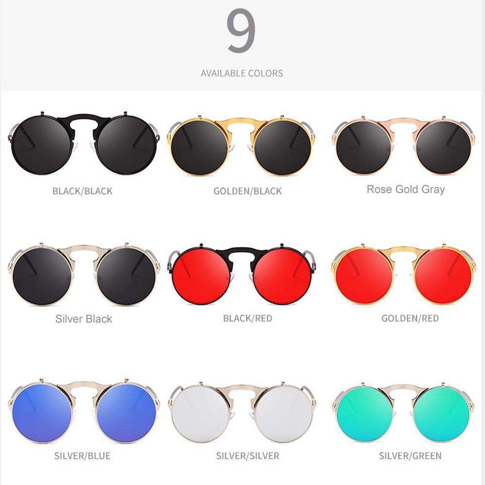 Flip Double Lens Sunglasses for Men & Women – Alloy Frame