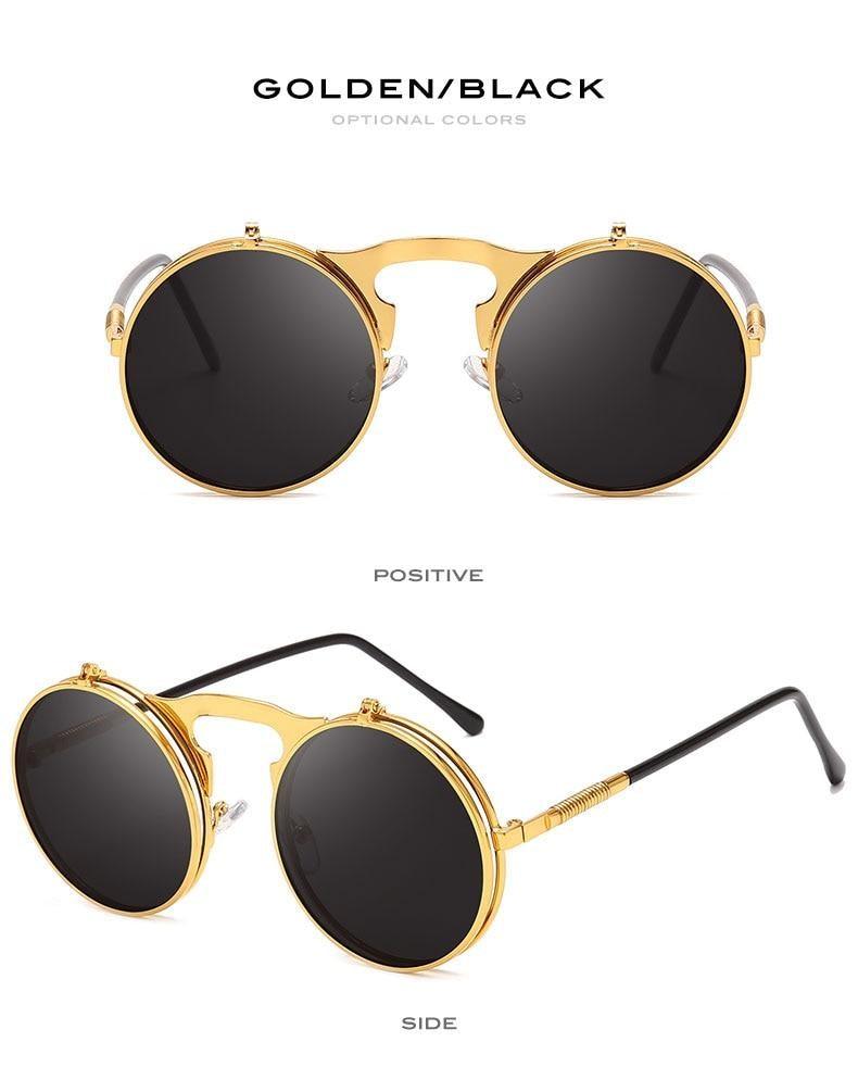 Flip Double Lens Sunglasses for Men & Women – Alloy Frame