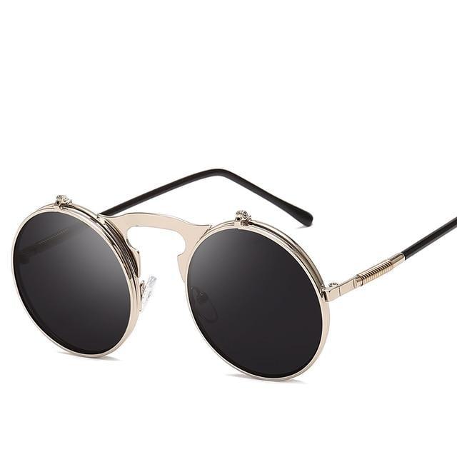 Flip Double Lens Sunglasses for Men & Women – Alloy Frame