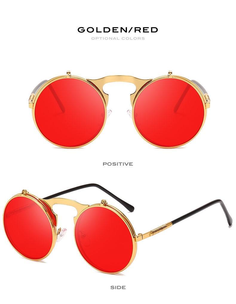 Flip Double Lens Sunglasses for Men & Women – Alloy Frame
