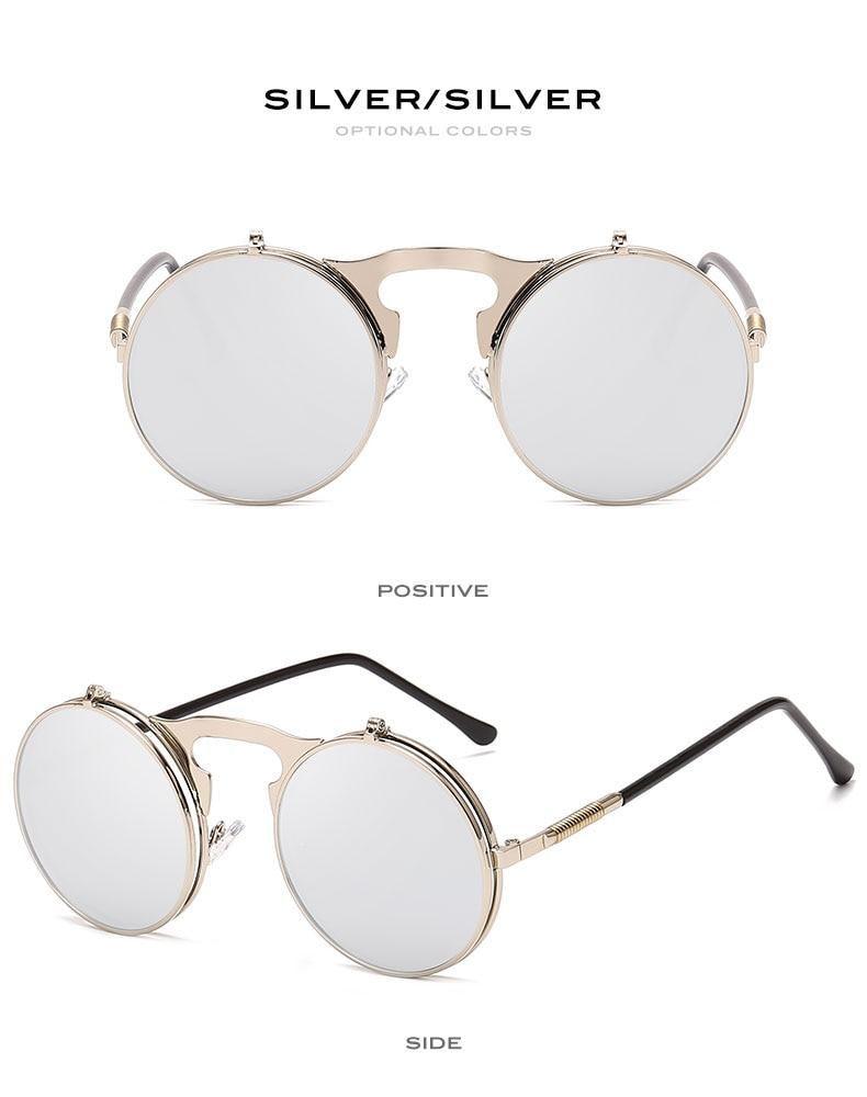 Flip Double Lens Sunglasses for Men & Women – Alloy Frame