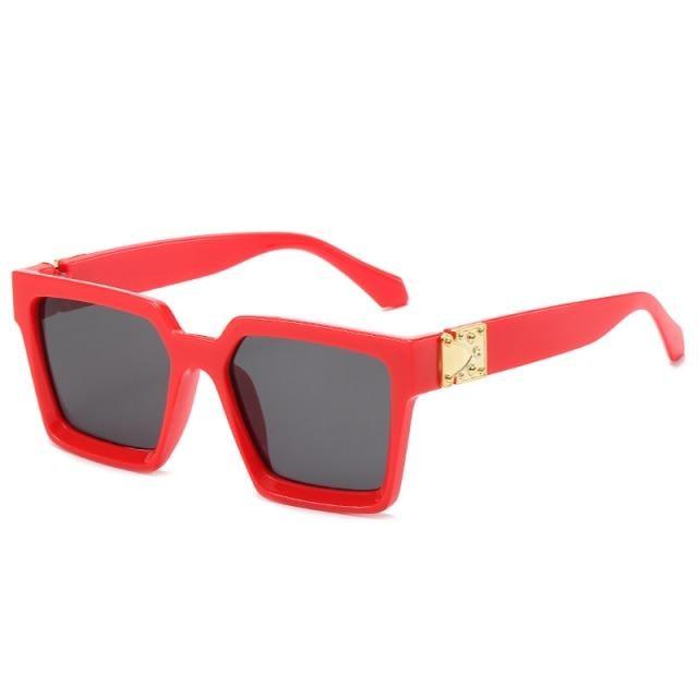 Oversized Square Sunglasses for Women – Tinted Glitter Shades